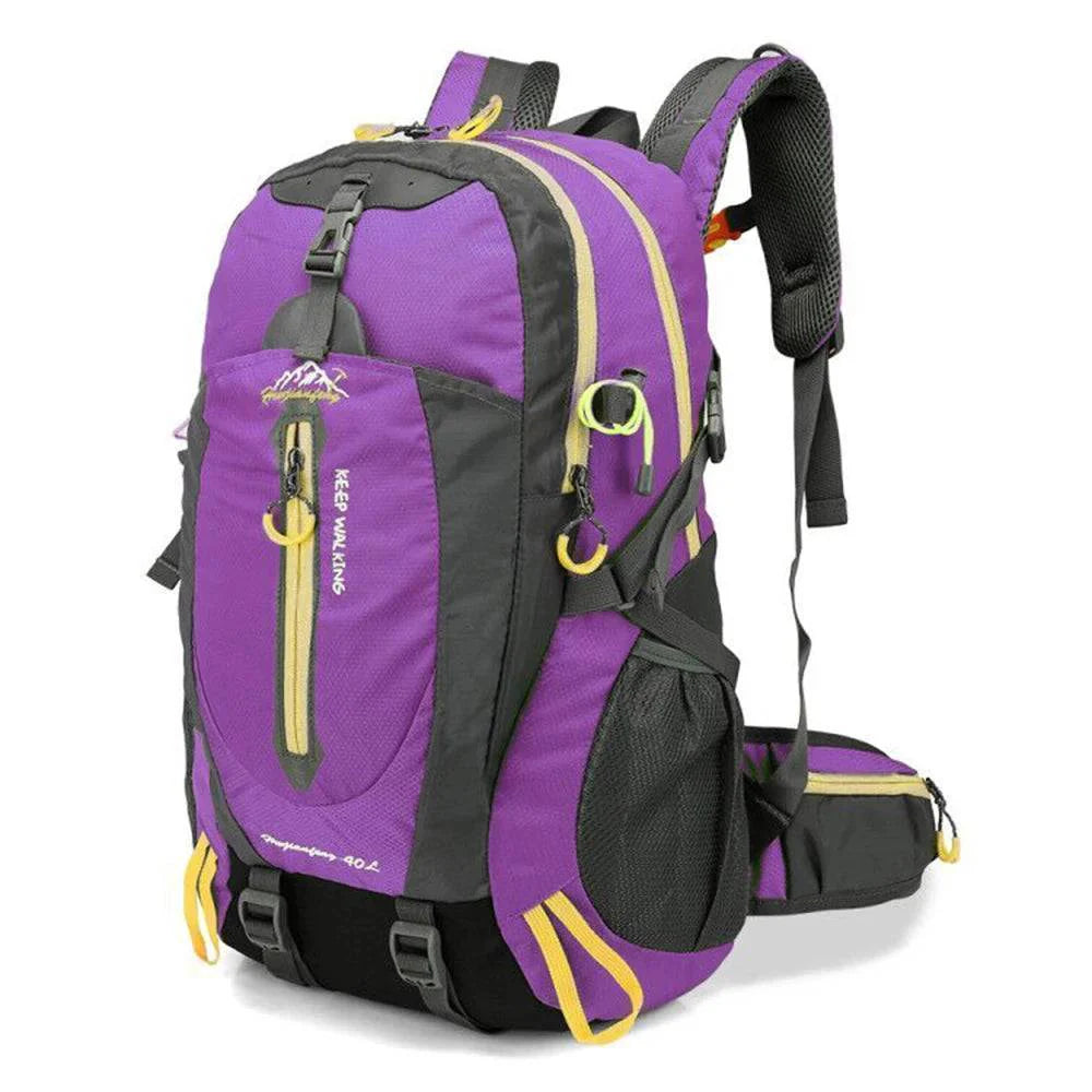 40L Water-Resistant Outdoor Travel Backpack