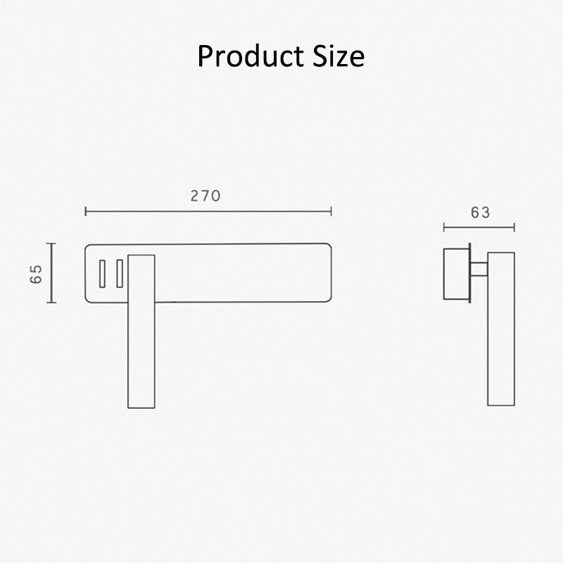 Bella | LED Wall Reading Light | Swivel Arm, Warm Reading Light