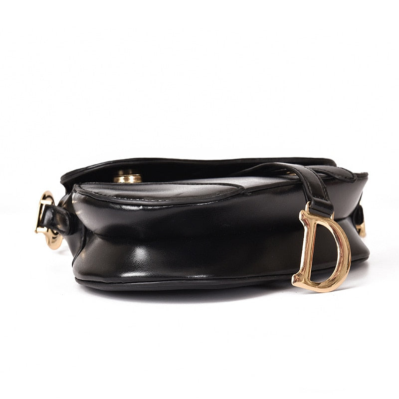 Bella - Luxurious Women's Shoulder Bag - Exclusive PU Leather Saddle Bag