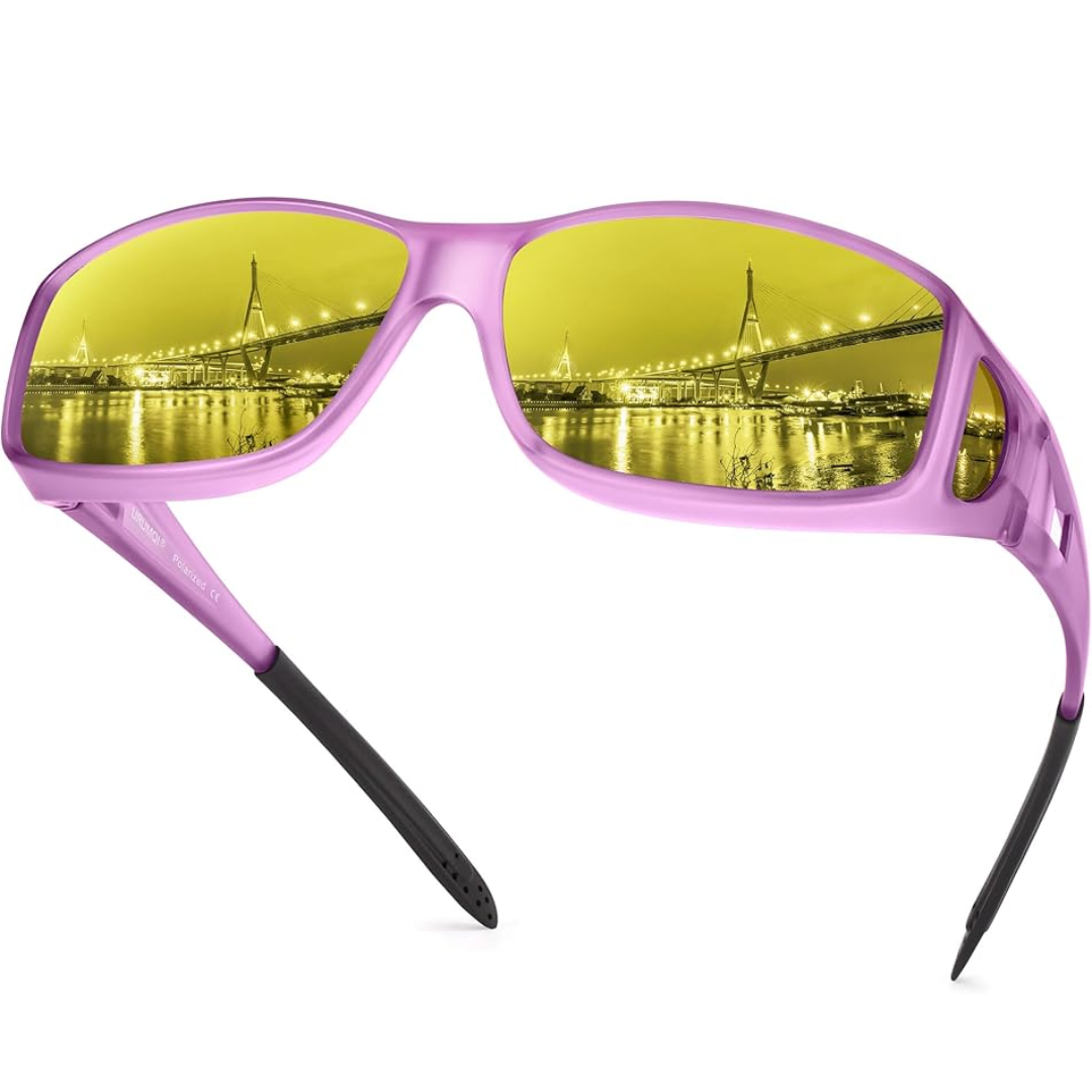 Bella | Polarised Night Vision Driving Glasses | Anti-Glare, Lightweight & Ideal for Low-Light Conditions
