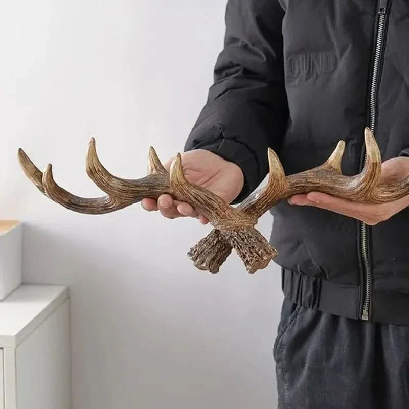Bella | Vintage Antler Wall Hook Rustic Coat Rack