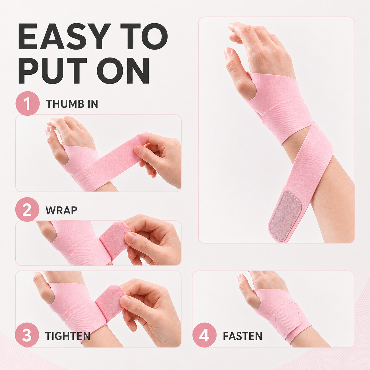 Bella | Wristiva Ultra Thin Wrist Support