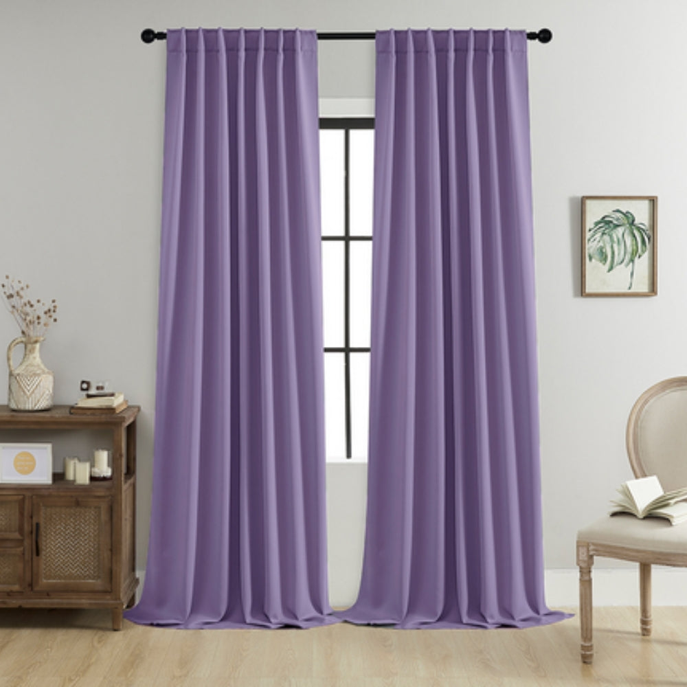 Blackout Curtains - Thermal Insulated - Elegant Microfiber - 2 Panel Set - Image 13