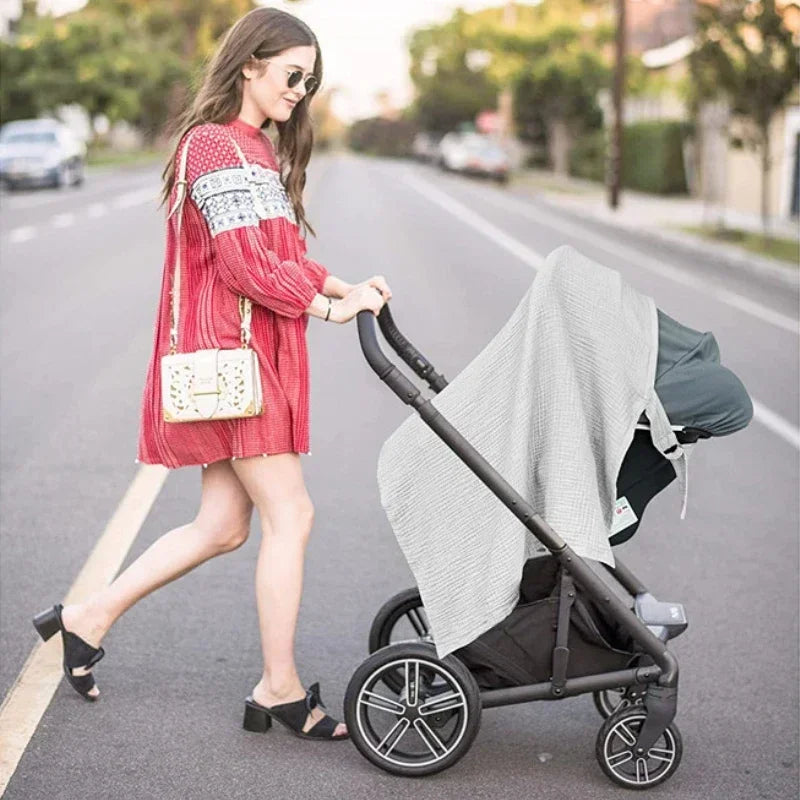 Breathable Nursing Cover Apron - Privacy Breastfeeding for Moms