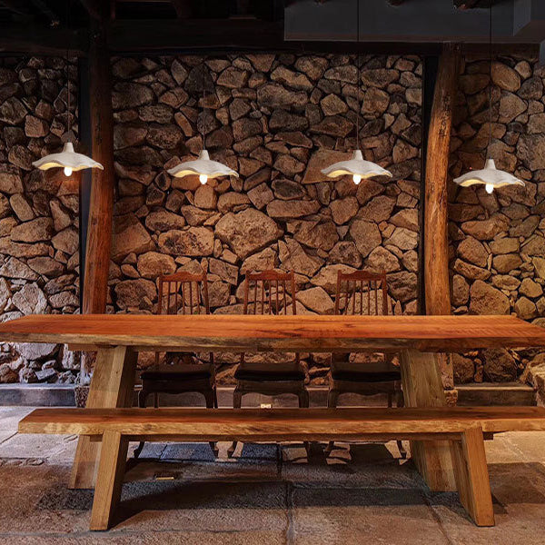 Cement Flower Pendant Light - Modern Rustic Style - Single Light - Image 5