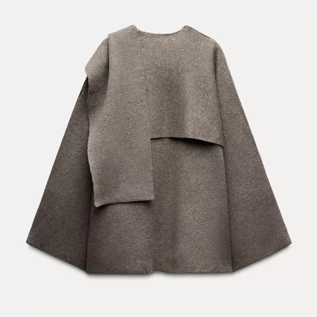 Chic Warm Asymmetric Poncho