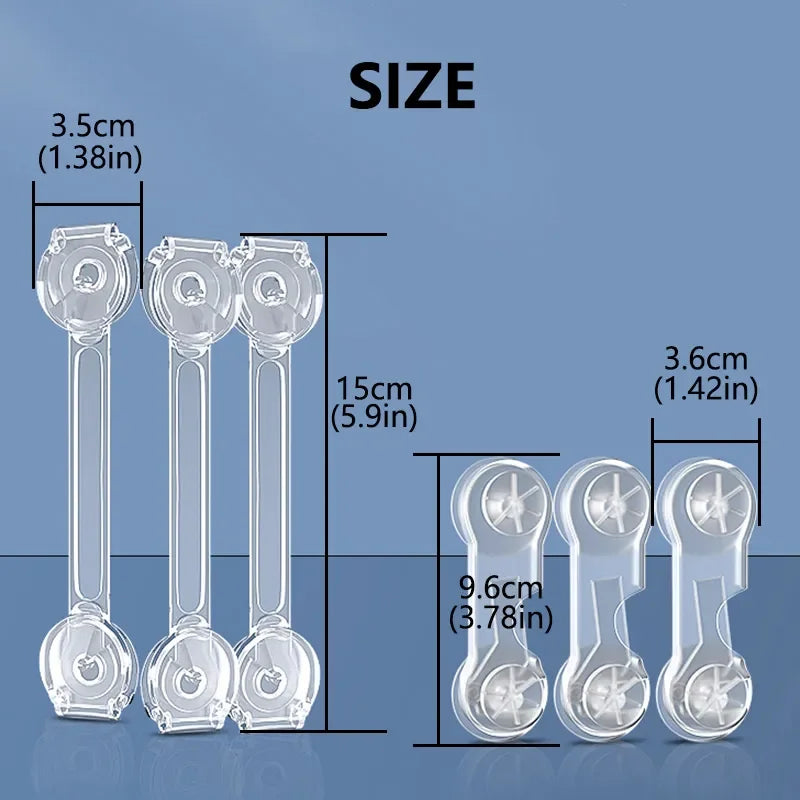 Child Safety Cabinet and Drawer Locks (5-Pack)