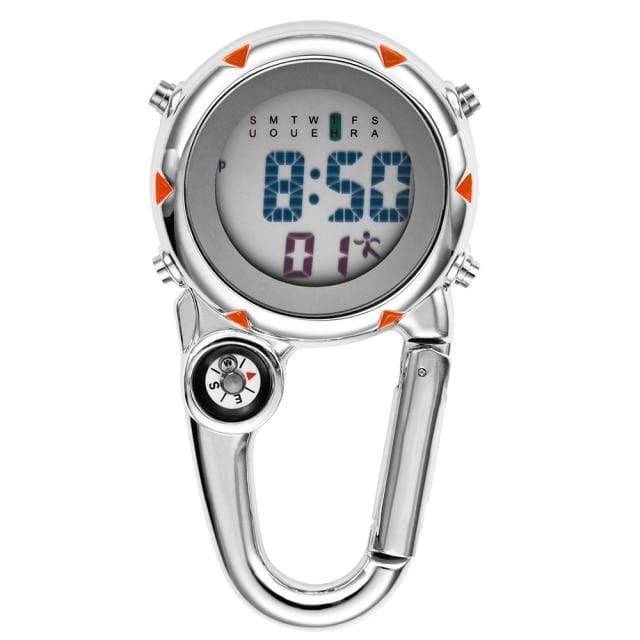 Clip-On Carabiner Quartz Pocket Watch
