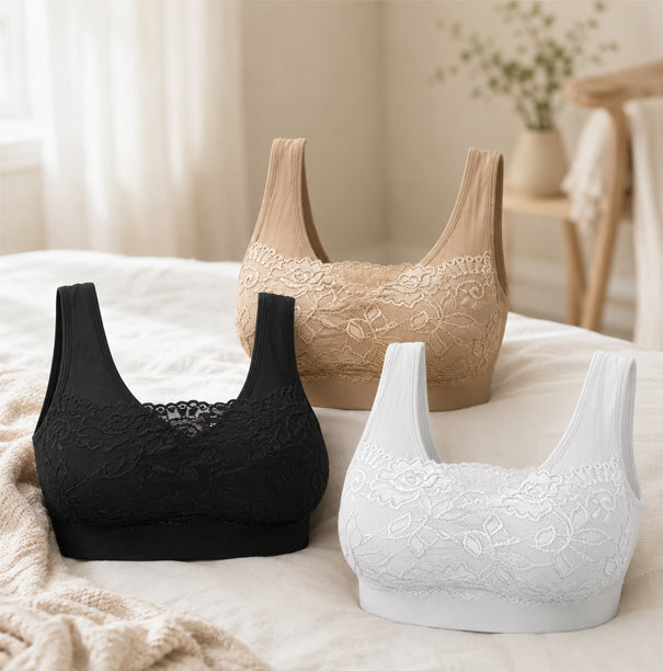 Comfort Bra - 3-Pack (Lace Bra)