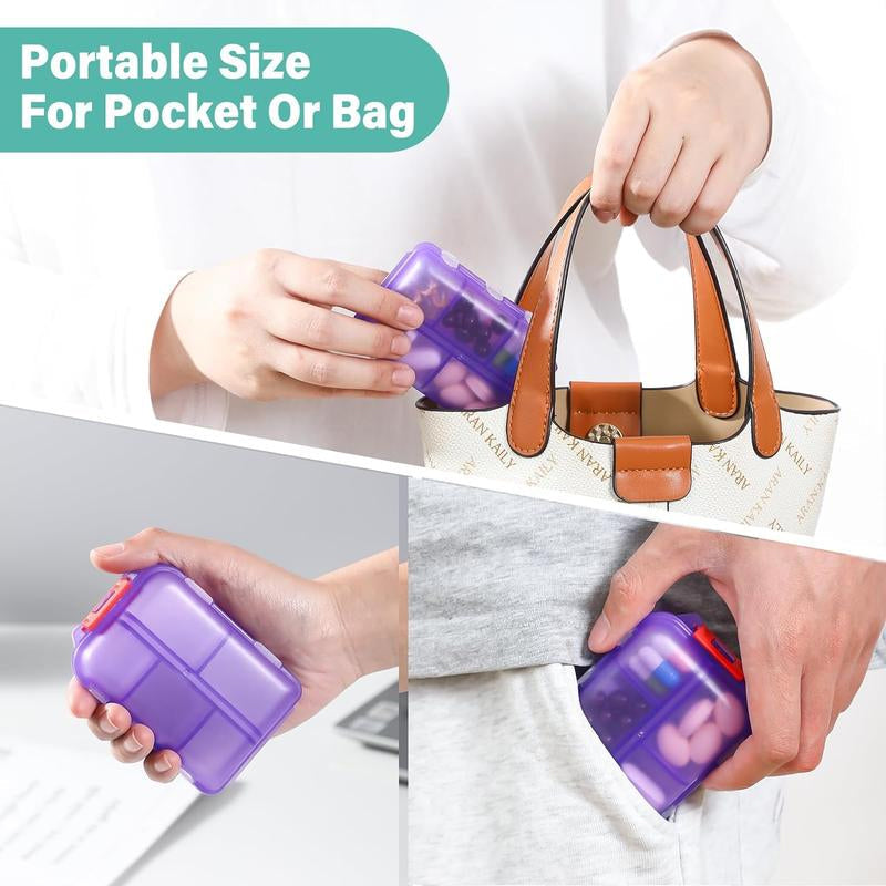 Compact Portable Travel Pill Organizer with 161 Labels