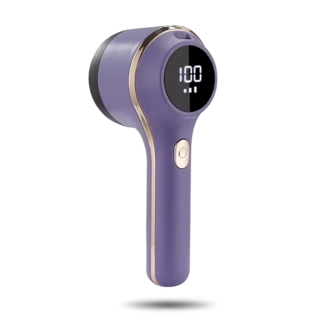 Cordless Electric Lint Remover with Compact Design and Large Lint Collector Container