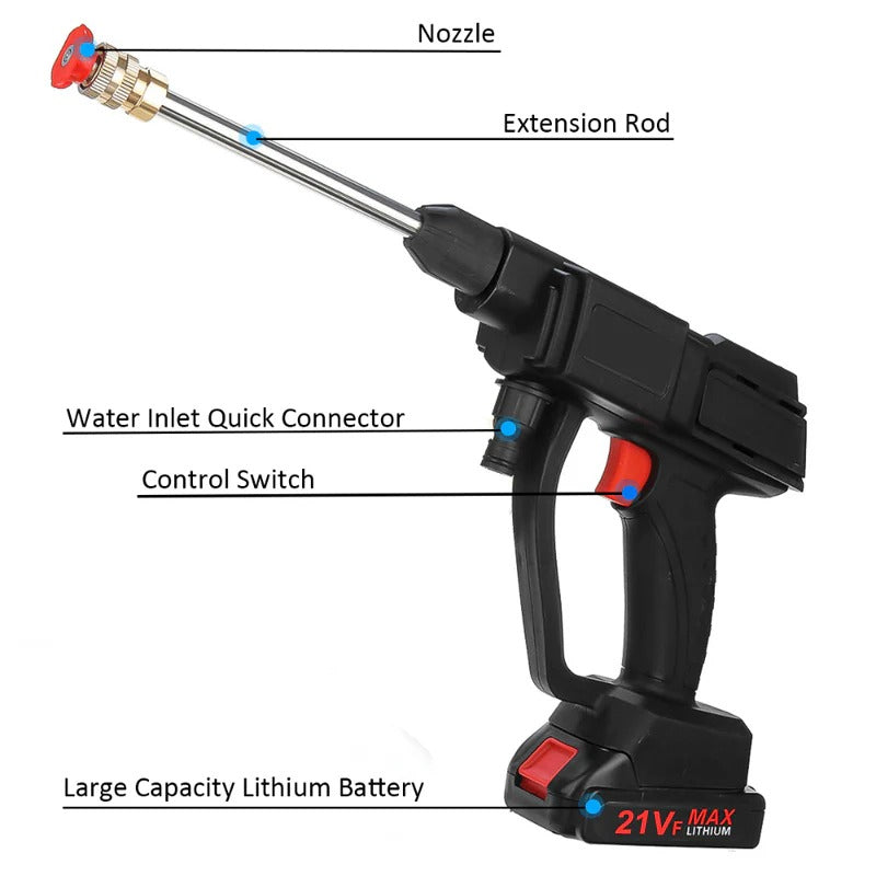 Cordless High-Pressure Washer for Convenient Outdoor Cleaning