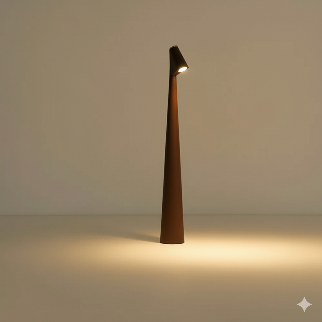 Cordless LED Table Lamp - Minimalist Nordic Design - Aluminum - Image 9