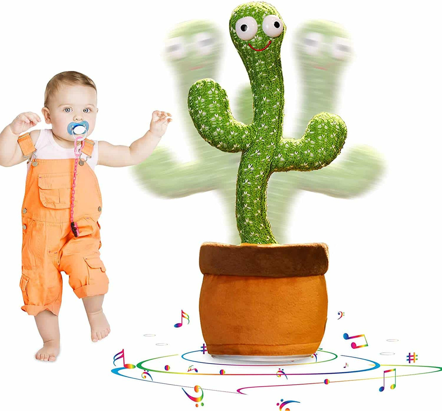 Dancing & Singing Cactus with 120 Songs (Can Also Repeat What You Say)