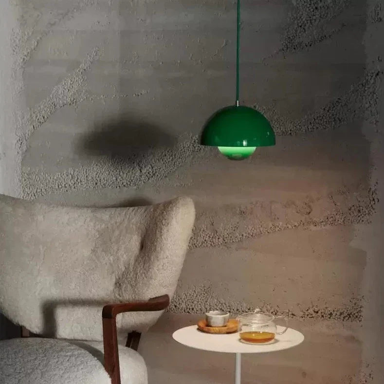 Dome Pendant Light - Metal Adjustable Suspension - Scandinavian Style - Image 9
