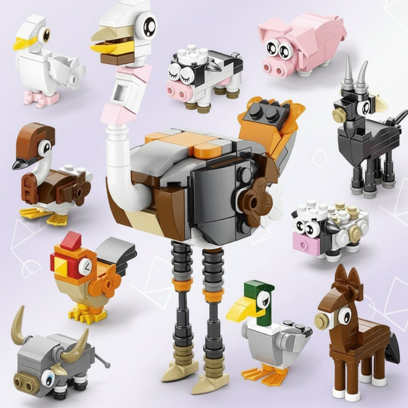 Educational Building Blocks Construction Set for Focus & Creativity