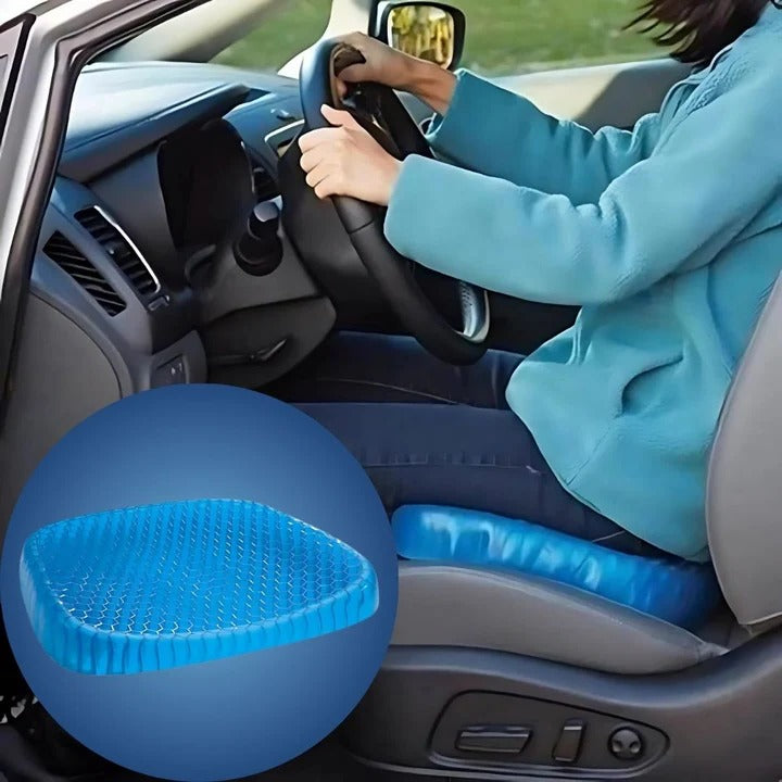 Ergonomic Gel Seat Cushion – Relieves Back & Tailbone Pain