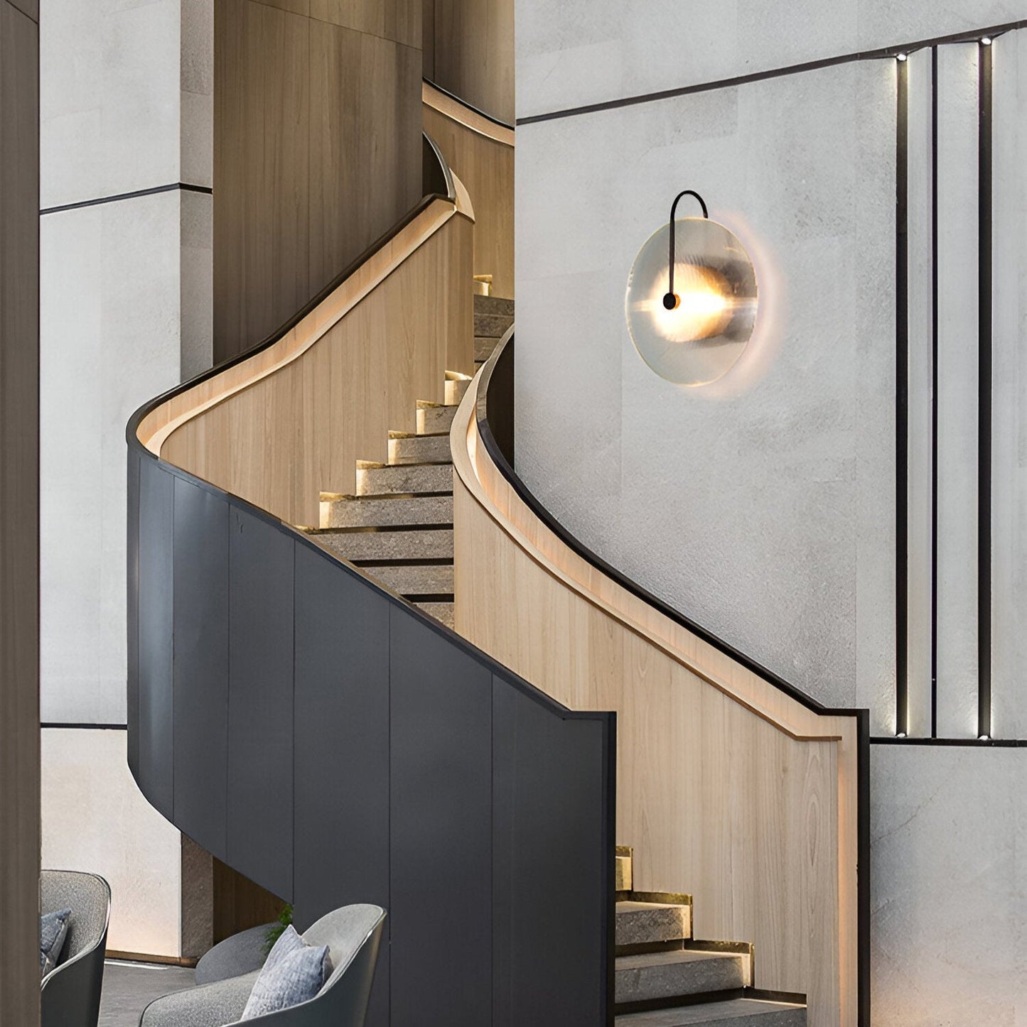 Frosted Glass Wall Sconce - Postmodern LED Wall Lamp - Nordic Style Lighting Fixture - Image 5