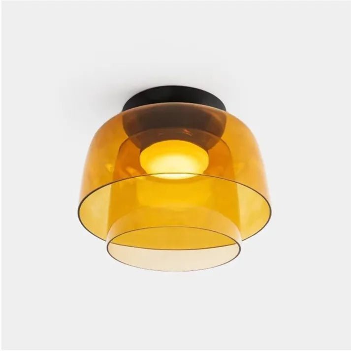 Glass Ceiling Lamp - Contemporary Flush Mount Light - Scandinavian Style - Image 18