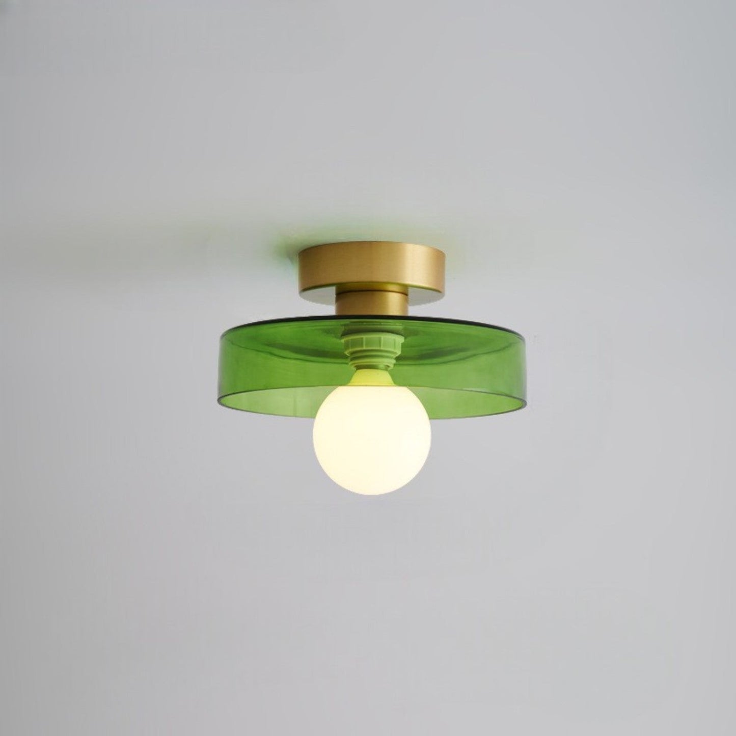 Glass Shade LED Ceiling Light - Stylish Round Fixture - Modern Home Lighting - Image 10