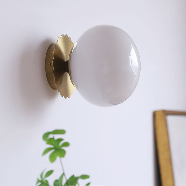 Globe Glass Wall Lamp - Modern Sconce Lighting - Minimalist Style - Image 10