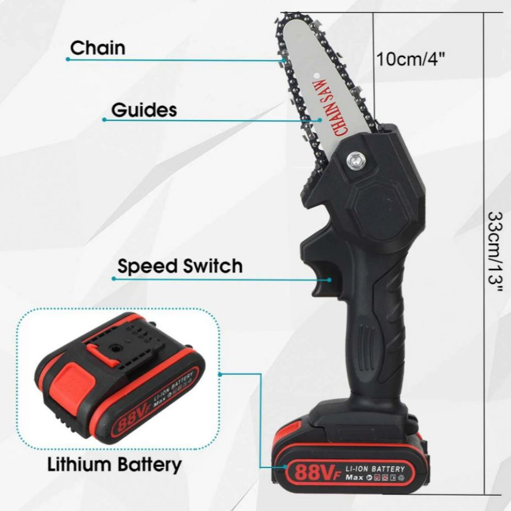 HandyPRO Electric Cordless Chainsaw | Efficient & Fast Pruning and Cutting!