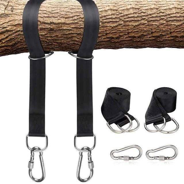 Heavy-Duty Tree Swing and Hammock Hanging Straps Kit