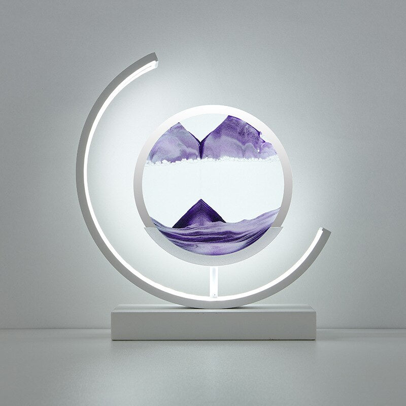 Illuminated Deep Sea Sand Art for Home Decor