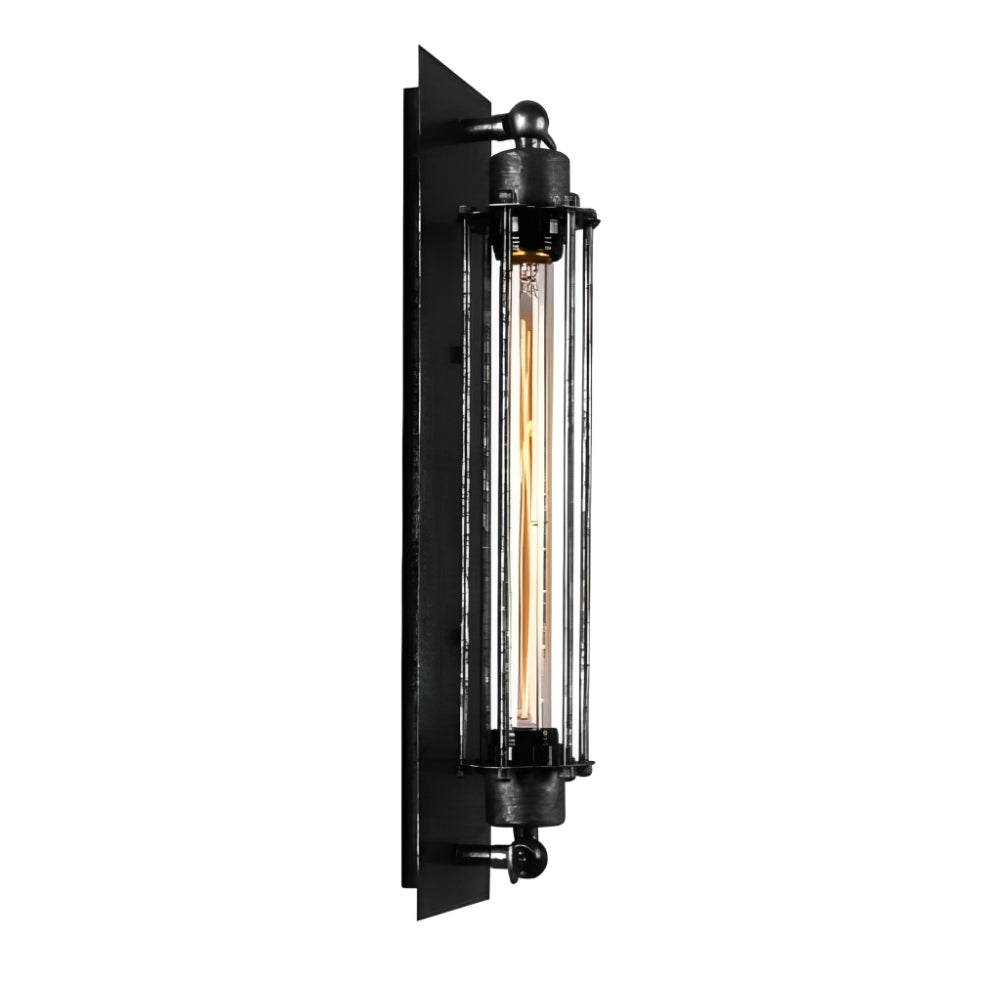 Industrial Style Wall Lamp - Vintage Inspired Lighting - Black Finish Wall Sconce - Image 7