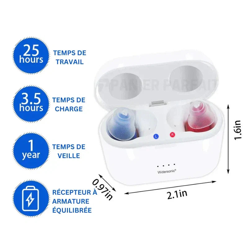 Invisible and Powerful V30 Hearing Aid