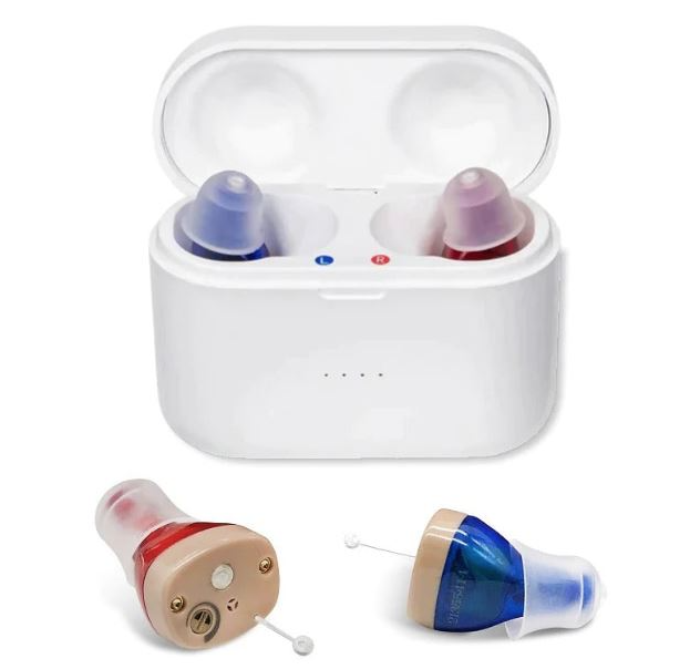Invisible Rechargeable Hearing Aids - Clear Sound | Discreet