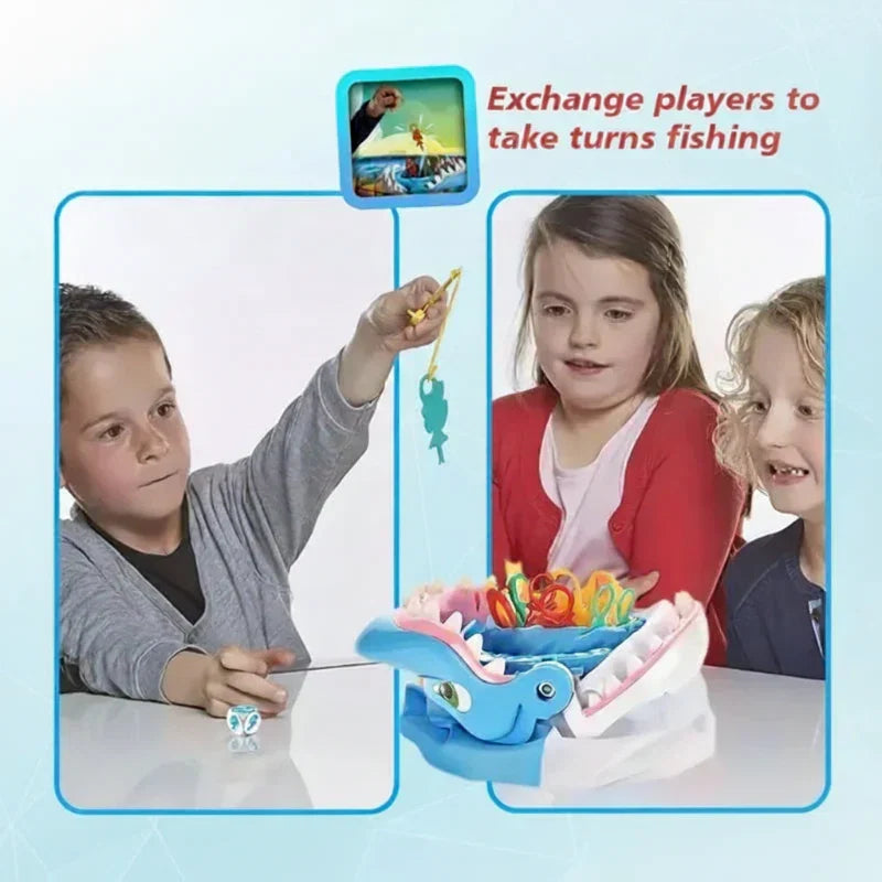 Kids' Educational Shark Attack Family Board Game