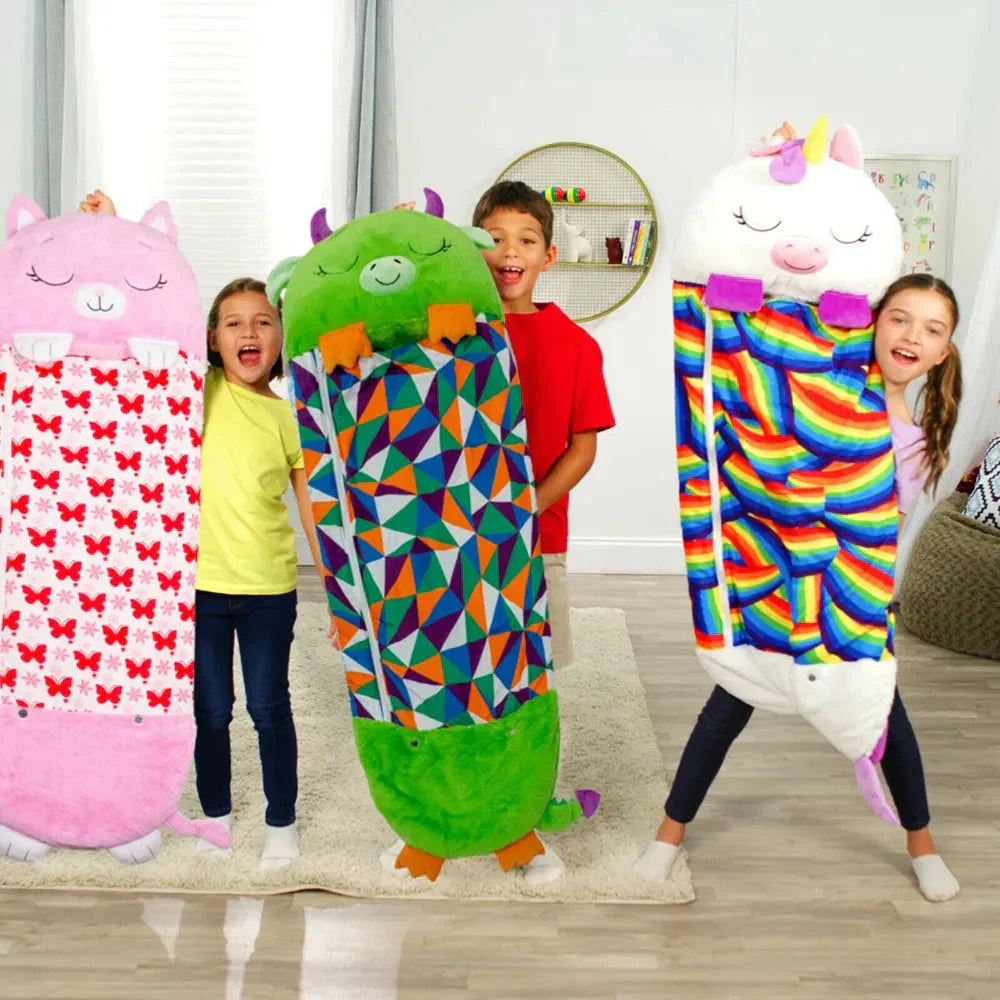 Kids' SleepyBuddy 2-in-1 Sleeping Bag & Cuddle Toy