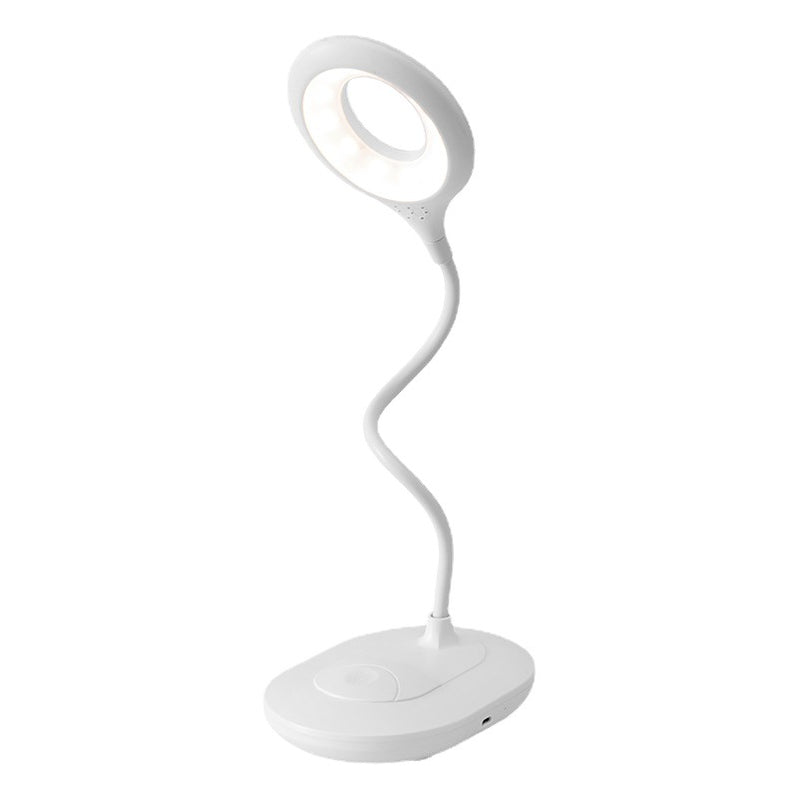 LED Clamp Desk Lamp - Rechargeable - Modern - with Phone Holder and Pen Storage - Image 4