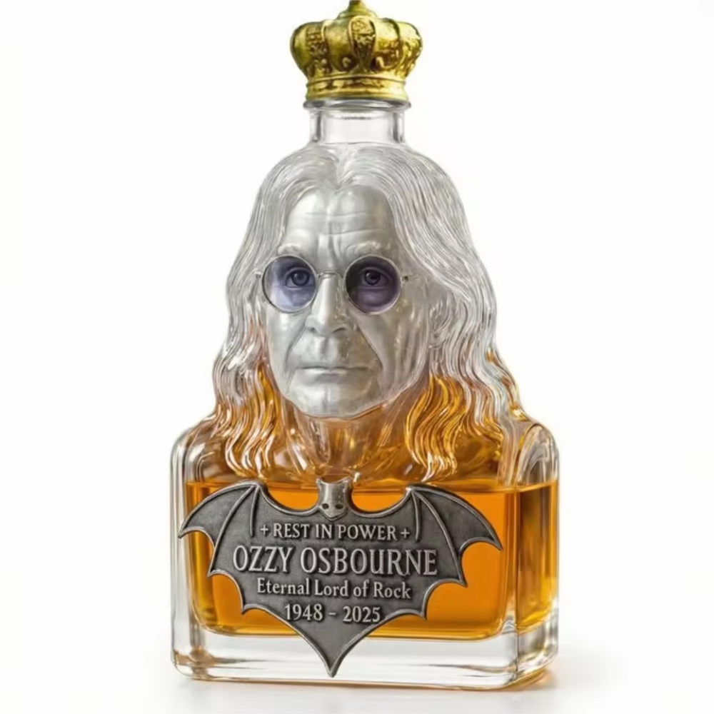 LiquorBottle: Ozzy Osbourne Limited Edition Tribute Decanter Liquor Bottle