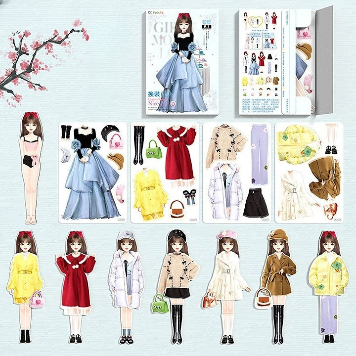 Magnetic Dress-Up Doll for Girls