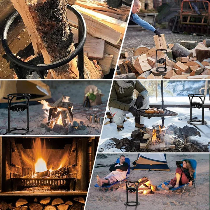 Manual Wood Splitter - Heavy Duty Firewood Kindling Splitter - Gadget - Image 5