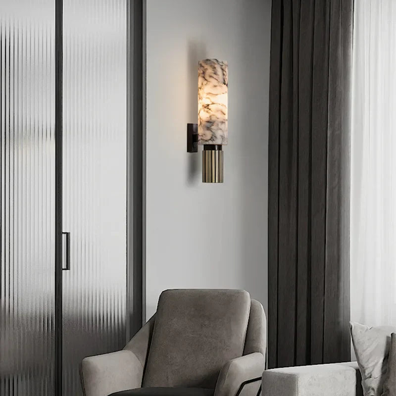 Marble Wall Lamp - Modern LED Sconce - Luxurious Wall Light - Image 5