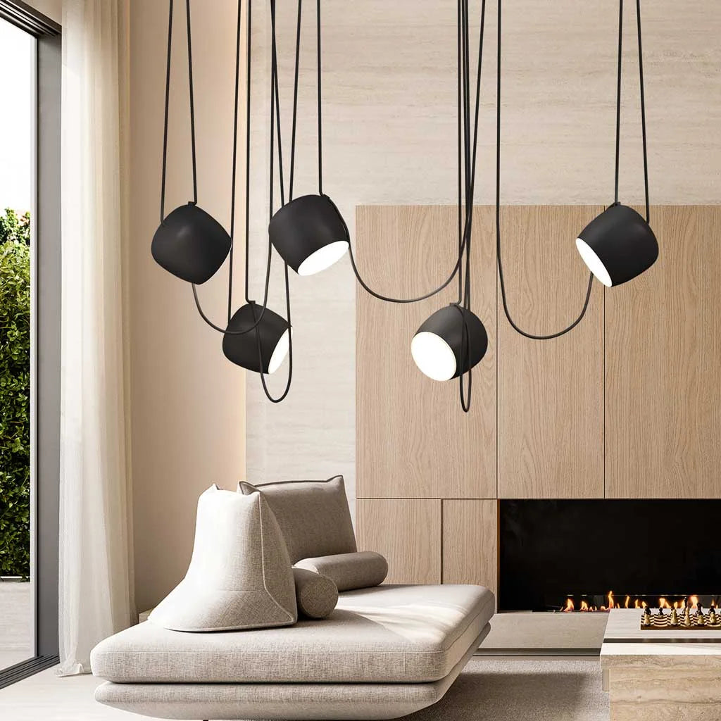 Matte Pendant Lamp - Modern Scandinavian Style Hanging Light - Image 14