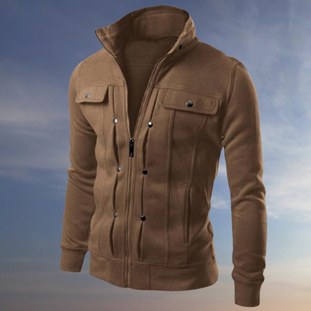 Men's Elegant Long-Fit Jacket, High Quality