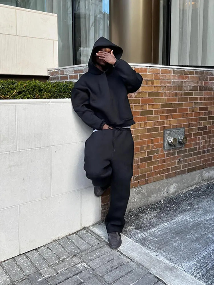 Men's Oversized Tracksuit with Hoodie & Joggers