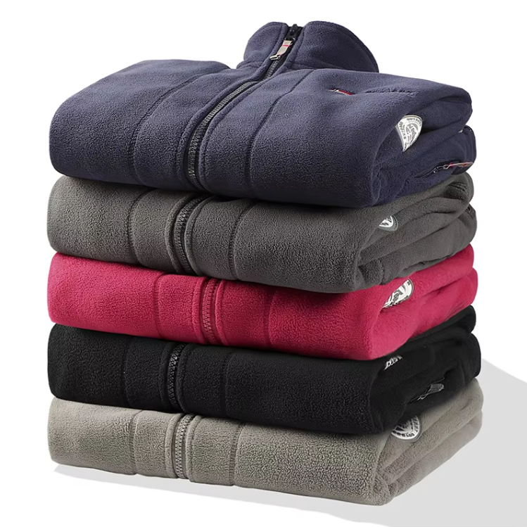 Men's Thick Polar Fleece Jacket – Warm & Durable