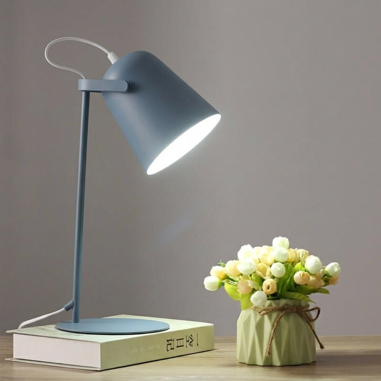 Metal Cone Table Lamp - Nordic Style - Modern Desk Light - Image 9