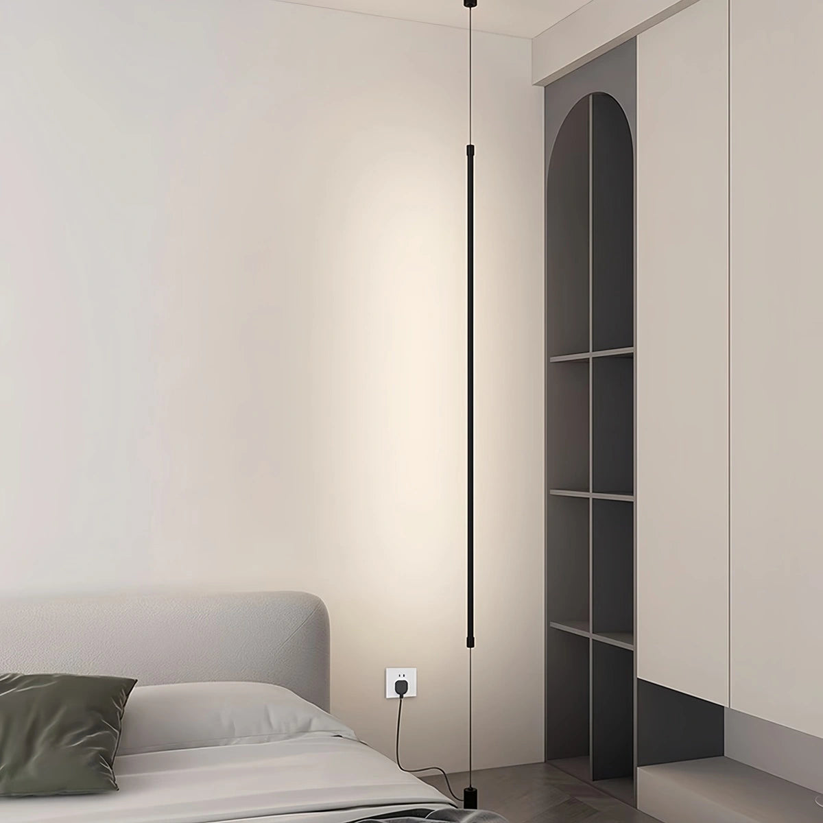 Minimalist LED Floor-to-Ceiling Lamp - Modern Living Room Lighting - Image 6