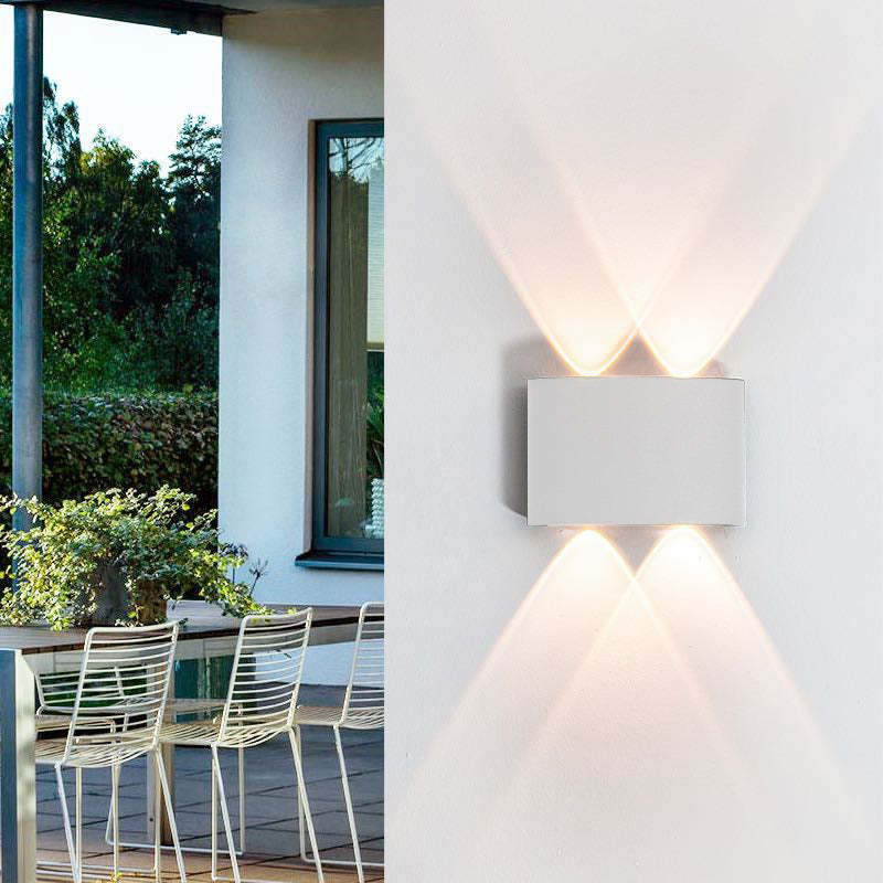Modern Aluminum Rectangular Wall Light - Stylish 2-Light Fixture - Image 7