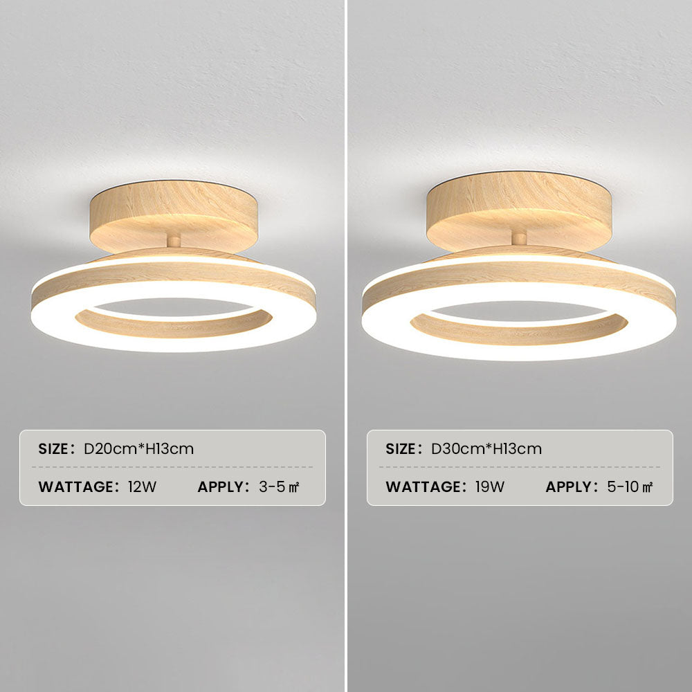 Modern Glow Disc Ceiling Light - Neutral Glow Design