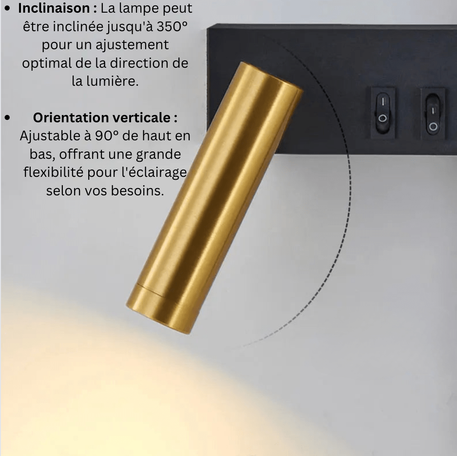 Modern LED Wall Reading Light - Soft Light