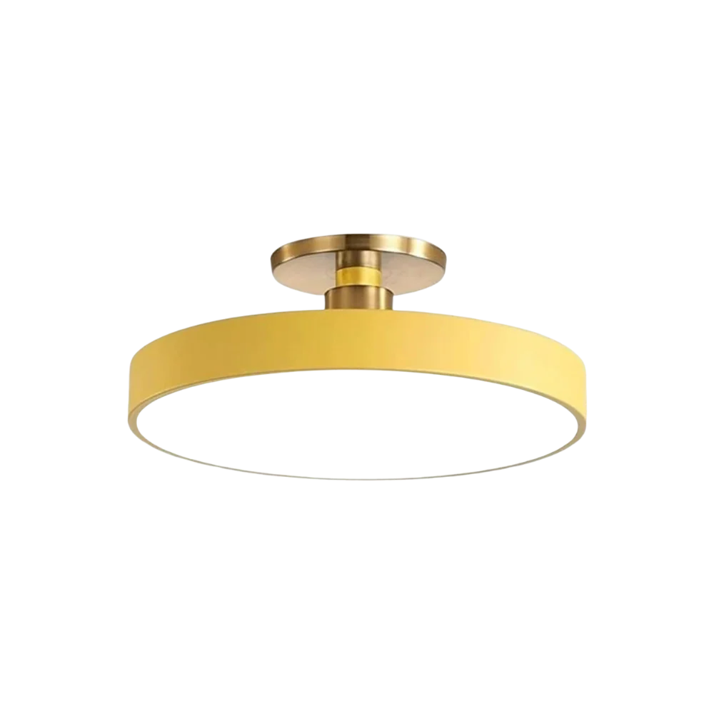 Modern Round Ceiling Light - Iron and Acrylic - Stylish LED Fixture - Image 10