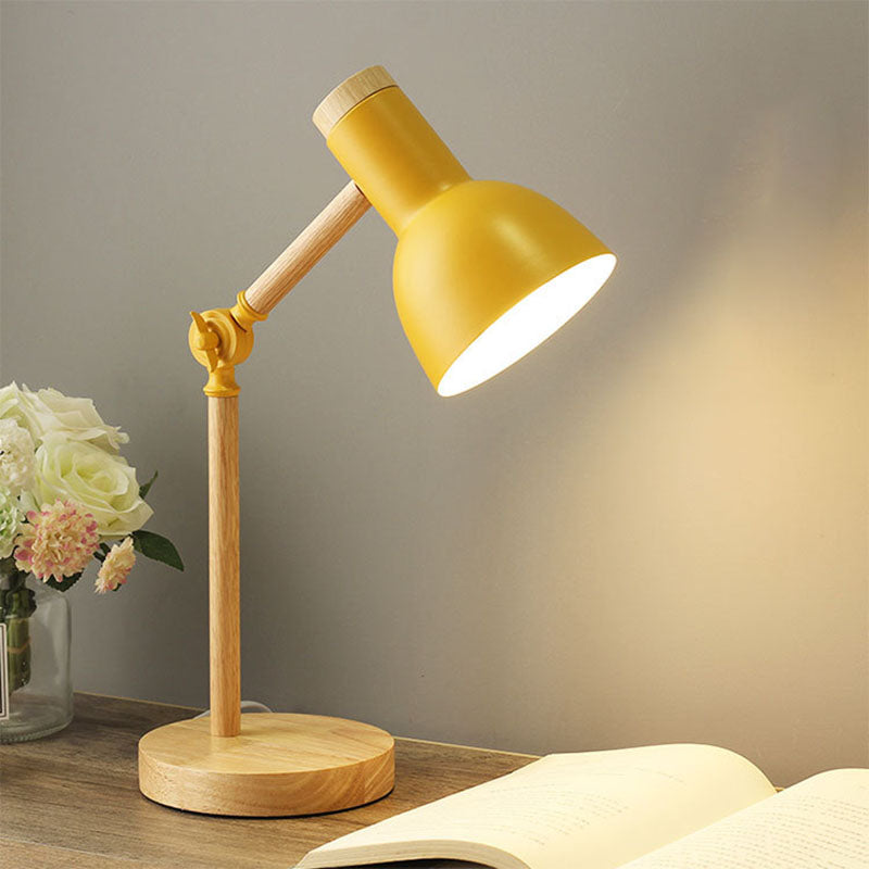 Modern Wood & Metal Desk Lamp - Adjustable Accent Lighting - Nordic Style Table Lamp - Image 7
