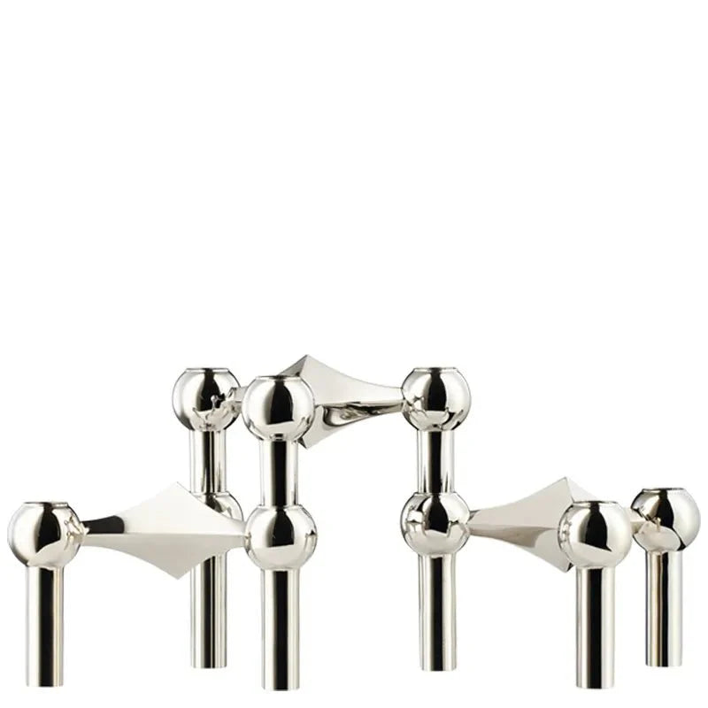 Modular Candle Holder - Metal Molecular Design - Modern Centerpiece - Image 8